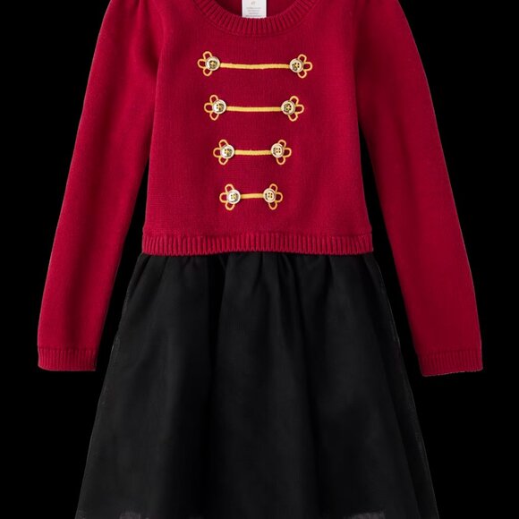 Size 12 Gymboree Nutcracker Tutu Sweater dress - Picture 4 of 5